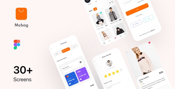 Mebag-Ecommerce App UI Kit