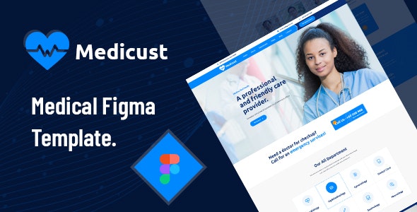 Medicust - Health and Medical Figma Template