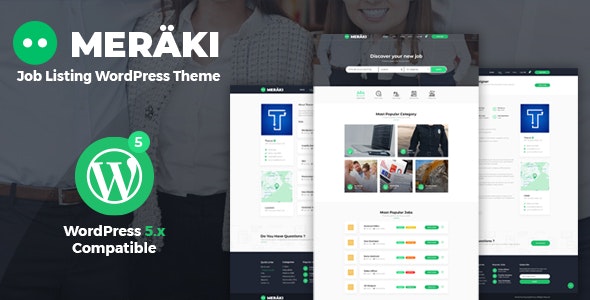 Meraki - Job Board WordPress Theme