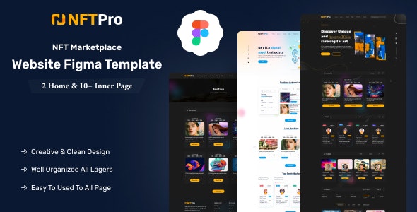 Naflab - NFT Marketplace Figma Template