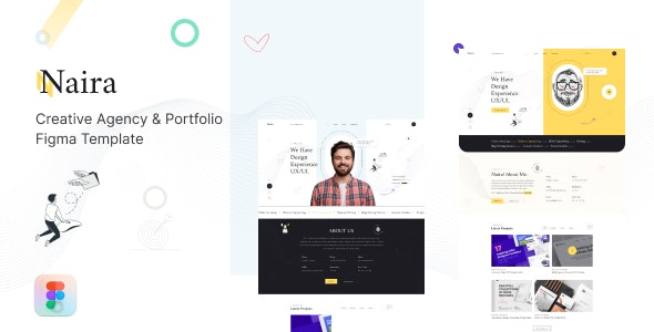 Naira - Creative Agency Figma Template