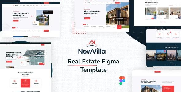 NewVilla-Real-Estate Figma Template