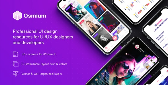 Osmium UI Kit for Figma