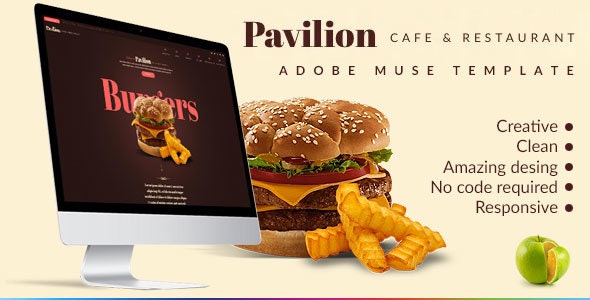 Pavilion - Restaurant &amp; Cafe Muse Template