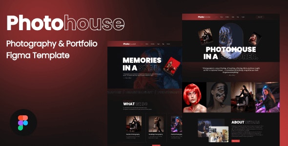 Photohouse - Photography Figma Template