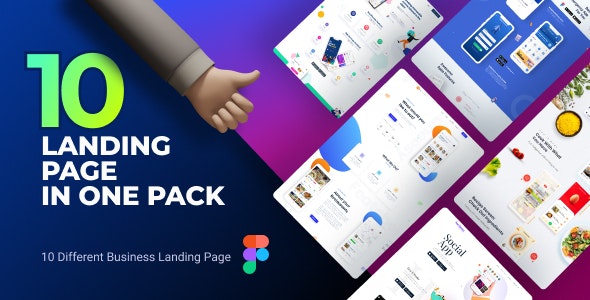 POCO | Landing Page Package Figma Template