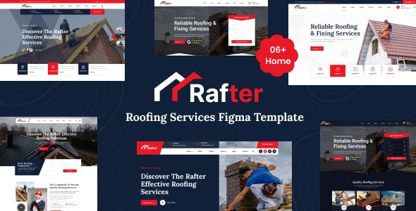 Rafter - Roofing Services Figma Template