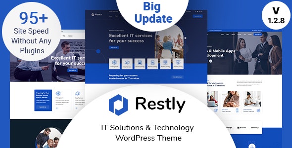 Restly - IT Solutions &amp; Technology WordPress Theme