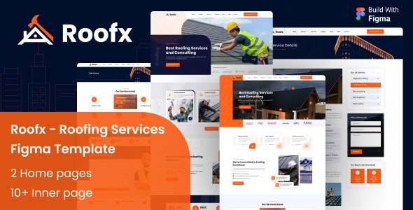 Roofx - Roofing Services Figma Template
