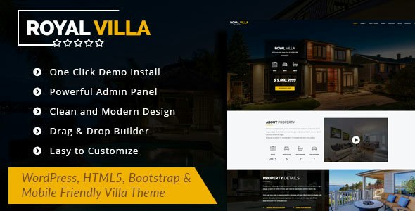 RoyalVilla - WordPress Theme for Single Property