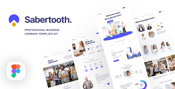 Sabertooth | Business Service UI Kit for Figma
