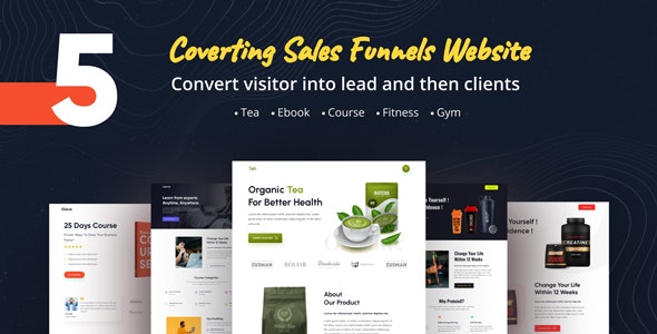 Sales Funnel - Website Figma Template