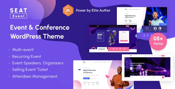 SEATevent - Event &amp; Conference WordPress Theme