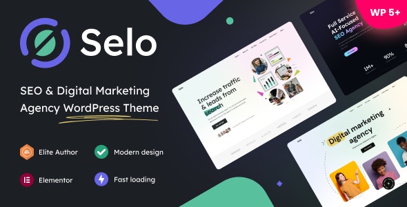 Selo - SEO &amp; Digital Marketing Agency WordPress Theme