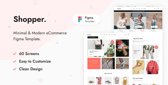 Shopper - eCommerce Figma Template