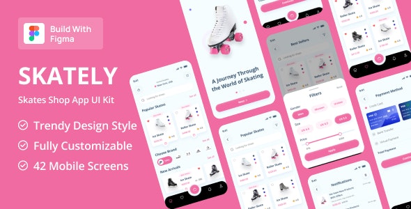 Skately - Multipurpose Ecommerce App Figma UI Template