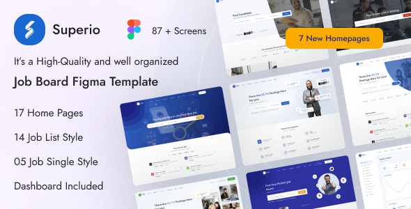 Superio - Job Board Figma Template