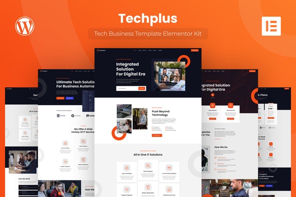 Techplus - Tech Business Elementor Template Kit