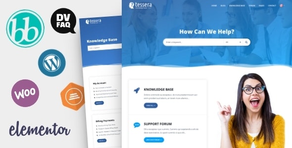 Tessera - Knowledge Base &amp; Support Forum WordPress Theme