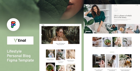 Venal - Lifestyle Personal Blog Figma Template