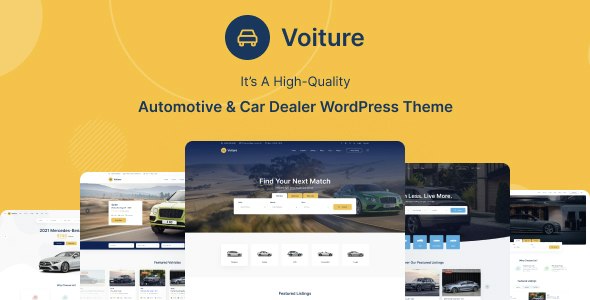 Voiture – Automotive &amp; Car Dealer WordPress Theme