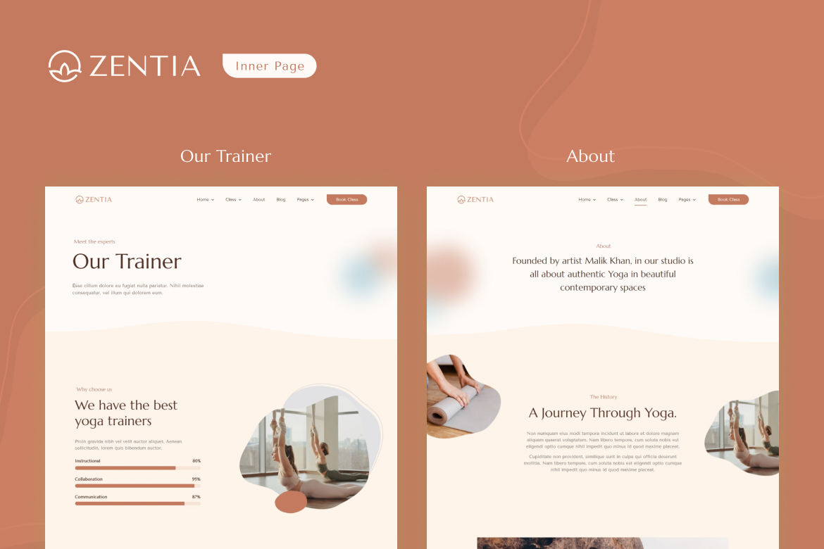 Zentia | Yoga Teacher & Studio Elementor Template Kit - 4